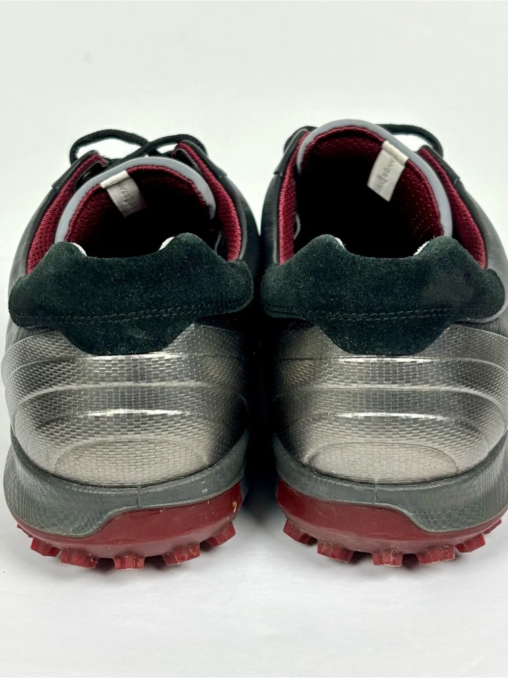 ECCO Biom Hybrid 2 Hydromax 46 Yak Black Leather Spikeless Golf Shoe Mens 12